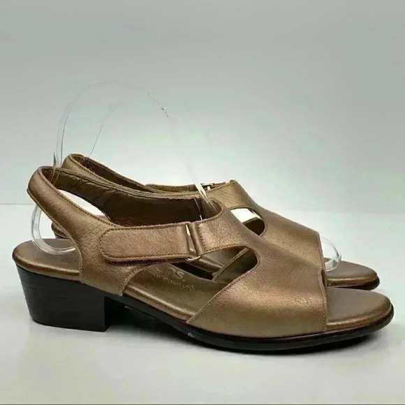 SAS sandals size 8.5 bronze leather stick strap walking comfort orthopedic - Picture 12 of 12